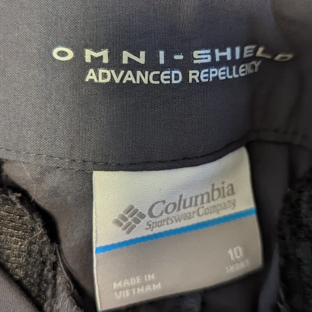 Columbia Omni Shield Advanced Repellency Pants Zippered Pockets Grey - Picture 4 of 9